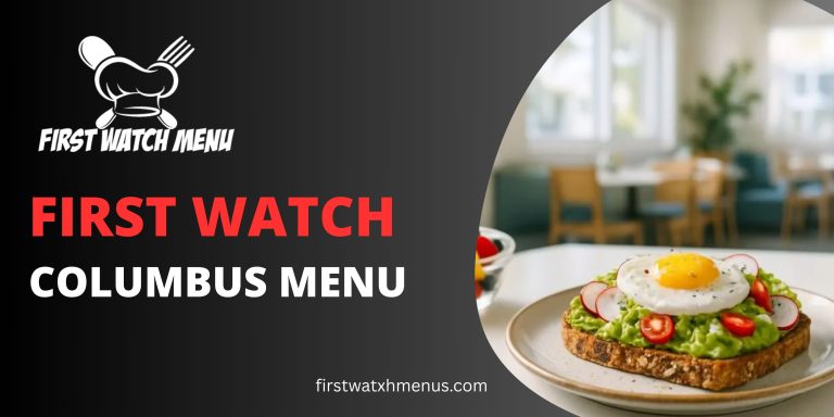 First Watch Columbus Menu