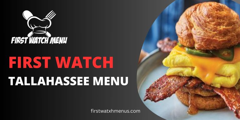 First Watch Tallahassee Menu USA